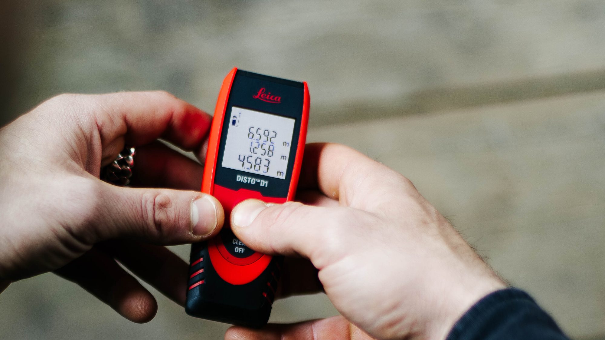Laser‑afstandmeter bij opname